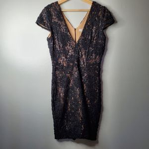 Dress The Population Embellished Dress Size Large